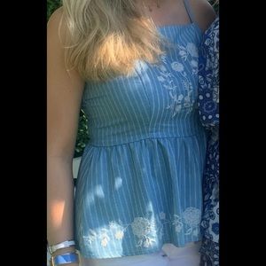 Francesca’s - Harpers Heritage, size M, light blue with white detailing.